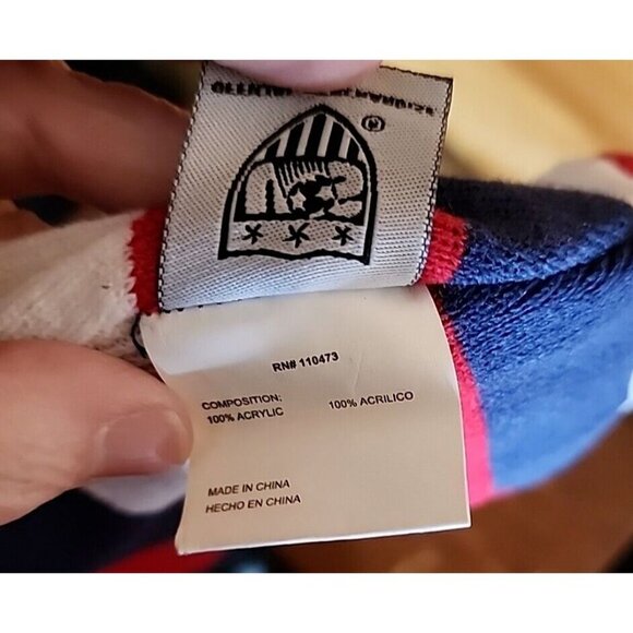 United States Soccer Beanie USA Knit Hat Cap Red White Blue GUC Reversible - Picture 9 of 11